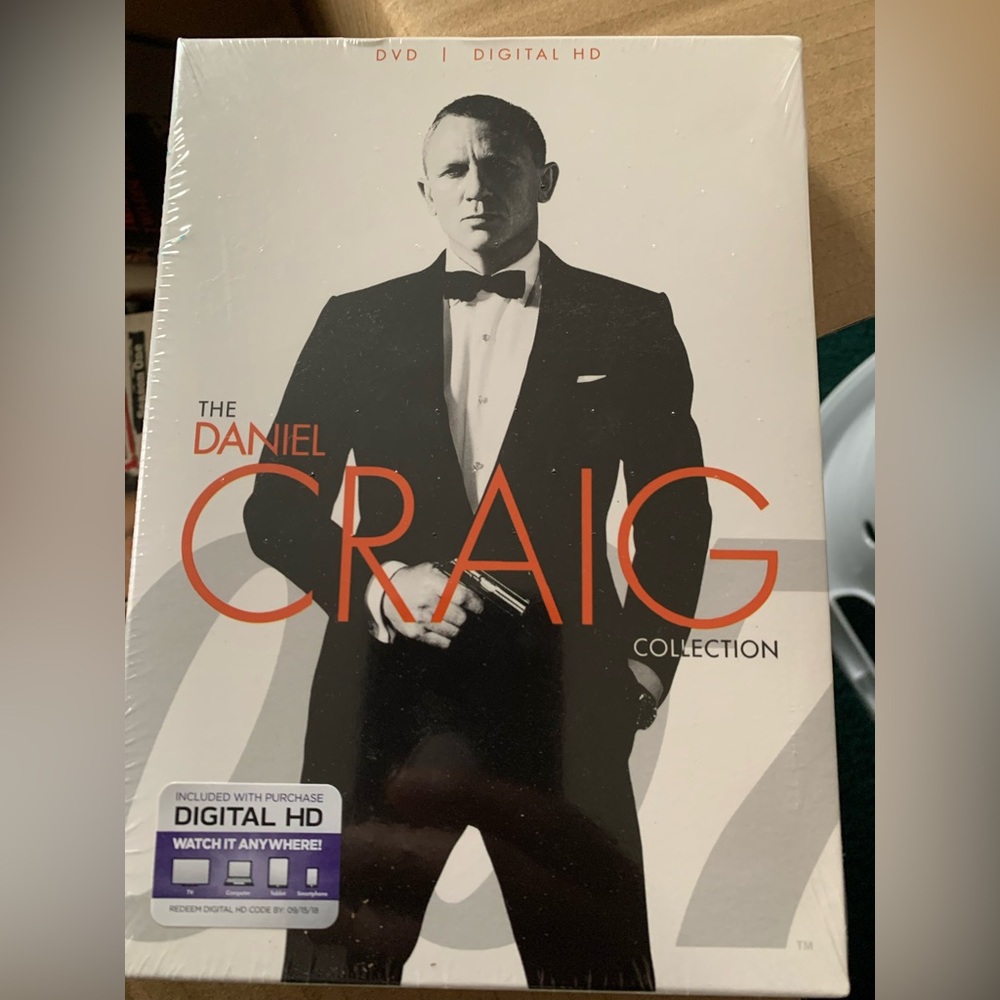 James Bond Daniel Craig collection. First 3 movies